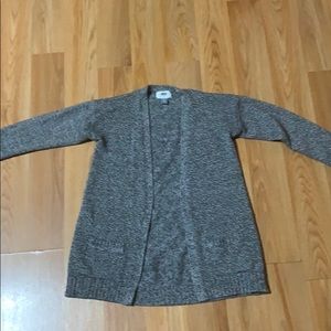 A old navy gray cardigan.New condition.